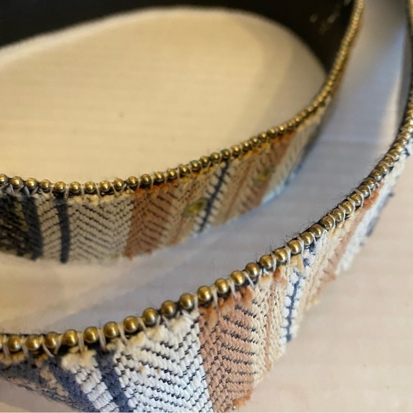 Vintage Paul Harris Blanket Style Belt Studded Western Color Size M/L NWT - Picture 13 of 14